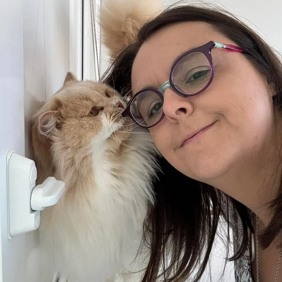 A cuddle with one of our guests