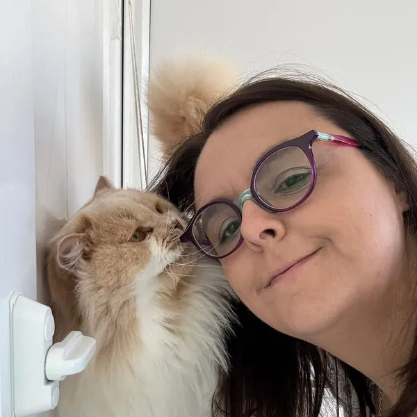 A cuddle with one of our guests